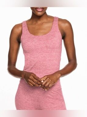 Talbots Heathered Rose Pink Tank Top